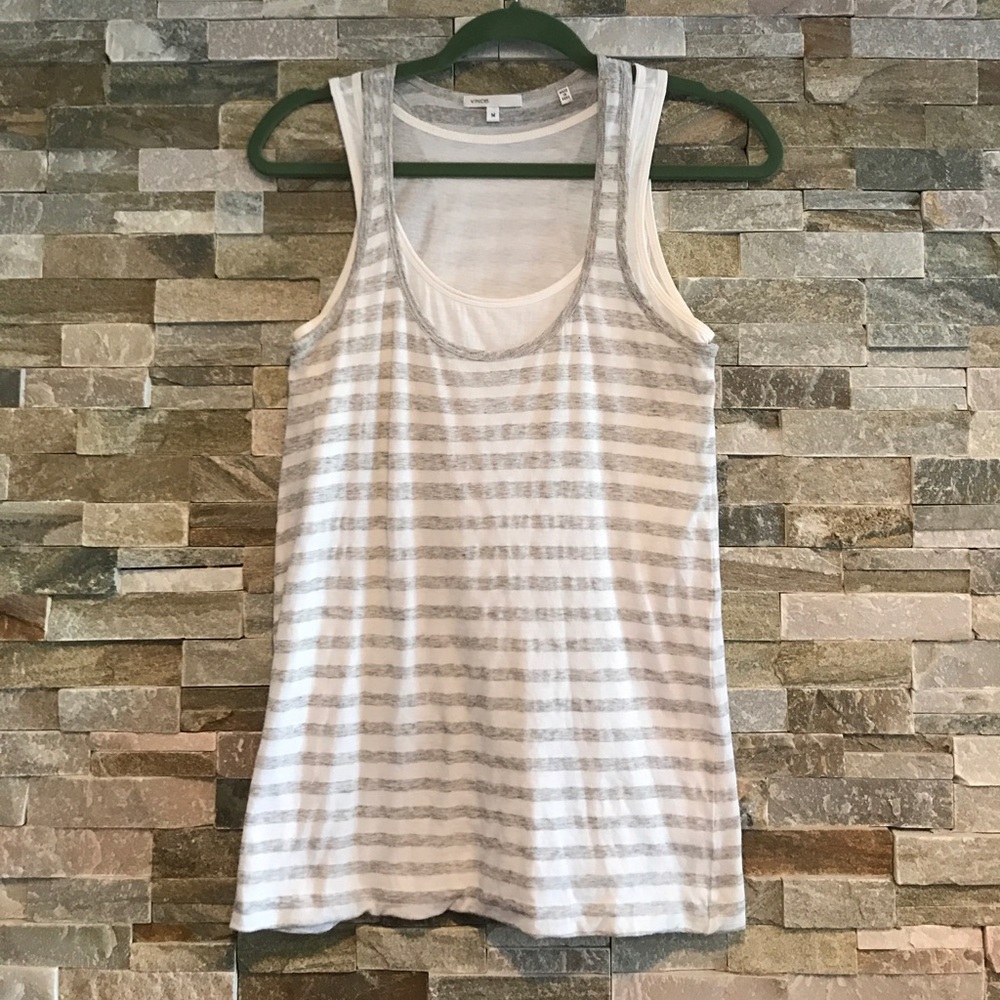 Vince stripe tank