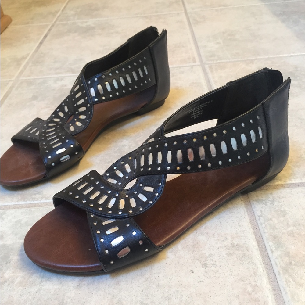 Mossimo Black Gladiator Sandals - image 1