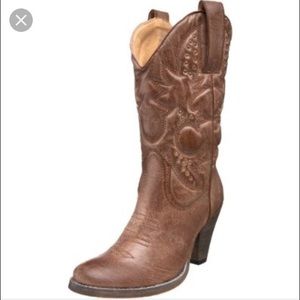 Volatile Denver Tan Cowgirl Boots