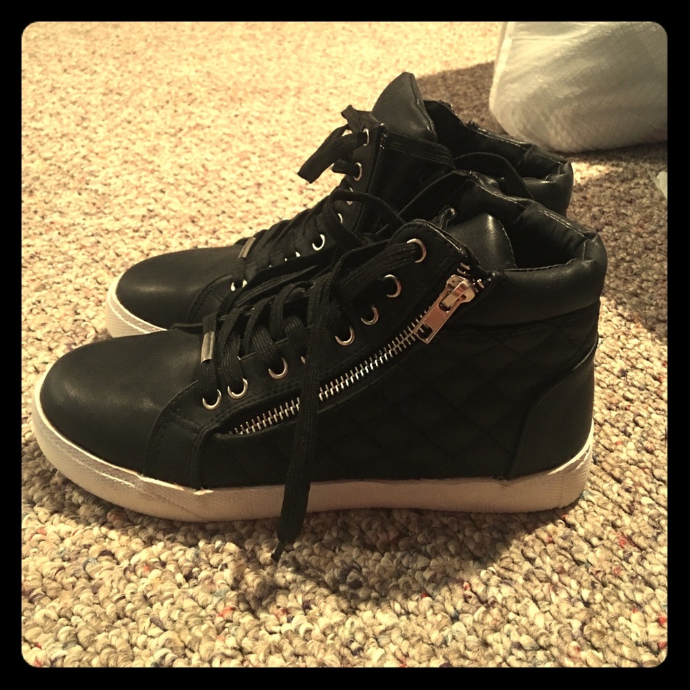 Steve madden quilted high tops