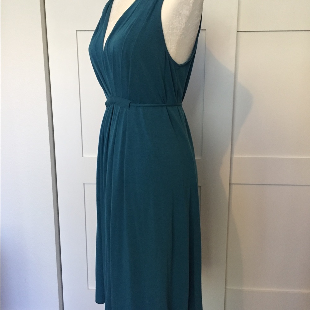 Blue jewel tone comfortable dress