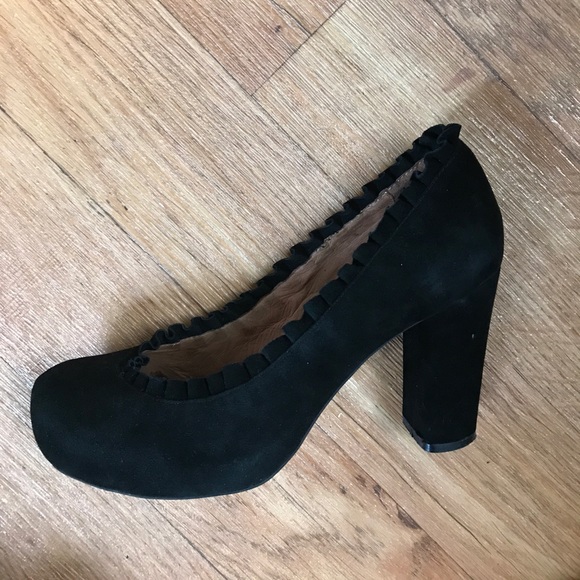 🌼Jeffery Campbell black chunky heels size 8.5 - Picture 3 of 5