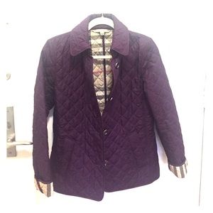 Burberry quilted jacket