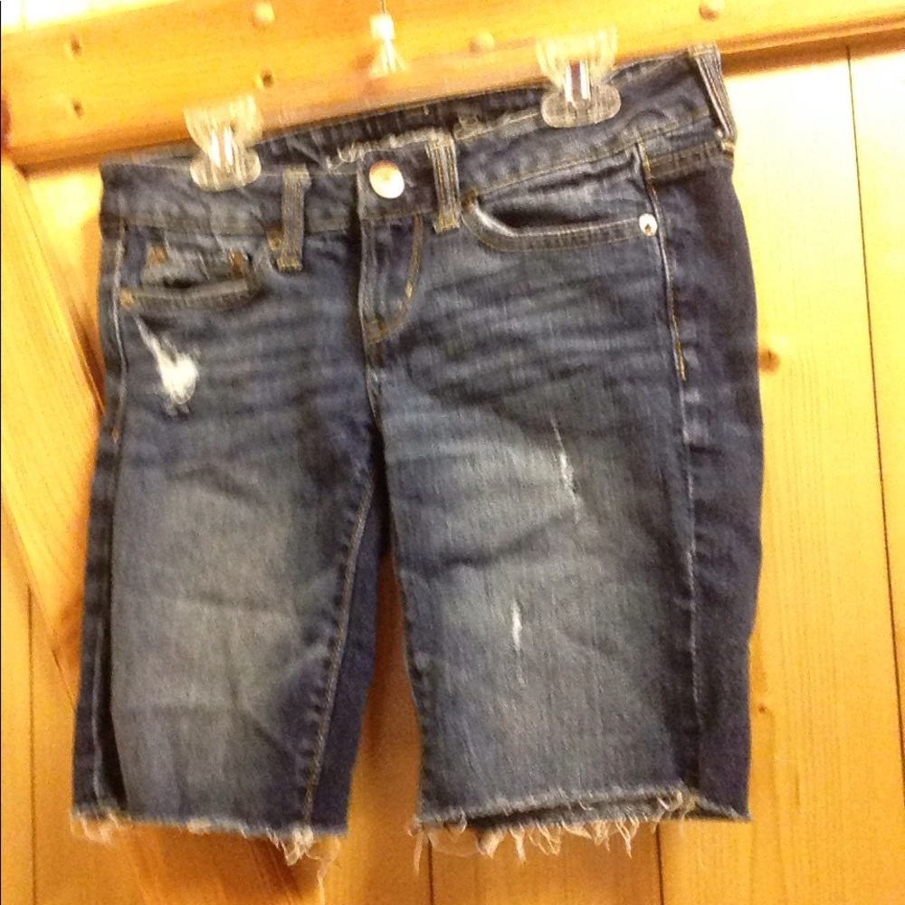 American Eagle Blue Jean Shorts