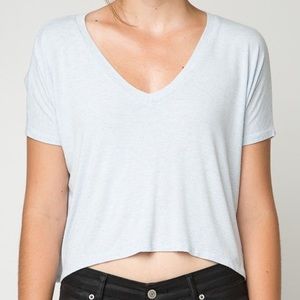 Brandy Melville "Alyana" Cropped Tee