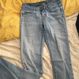 Straight leg jeans