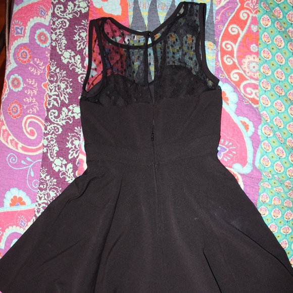 Delia's Black Vintage Style Fit and Flare Dress - Picture 2 of 4