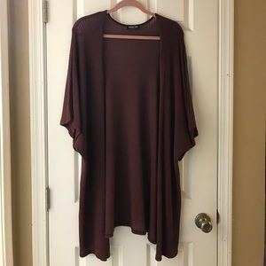 Burgundy Cardigan