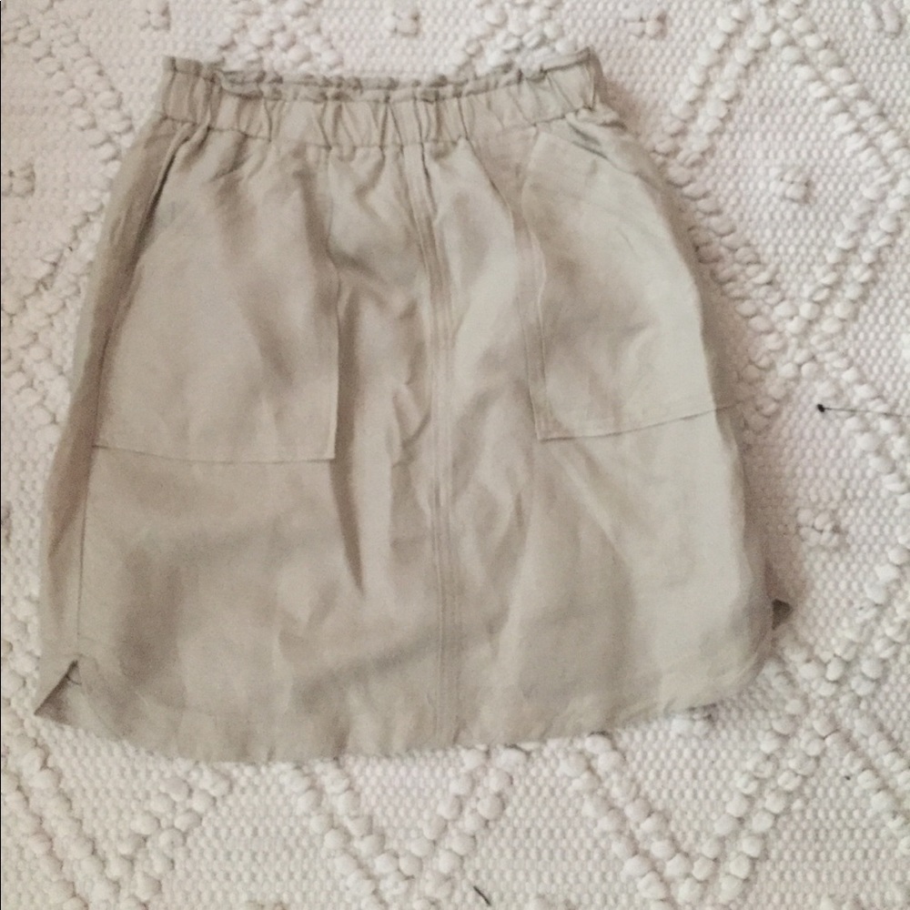 Banana Republic Tan Skirt- only worn once!