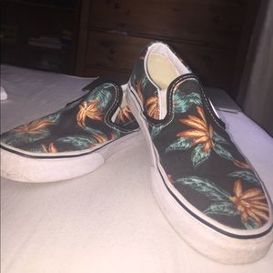 Vans Hawaiian Style Slip On's