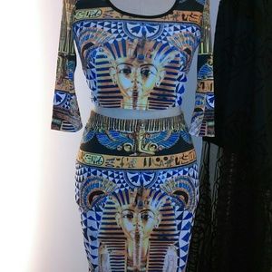 Beautiful King tut two piece set