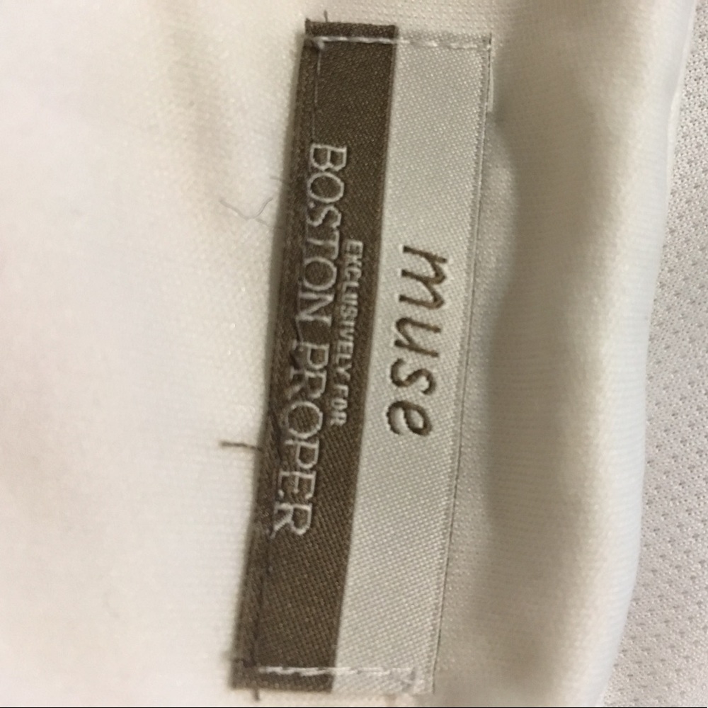 MUSE Boston Proper • White Dress • Size M • UEC - Picture 5 of 8