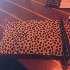 Half calf Aimee clutch/pouch with charger