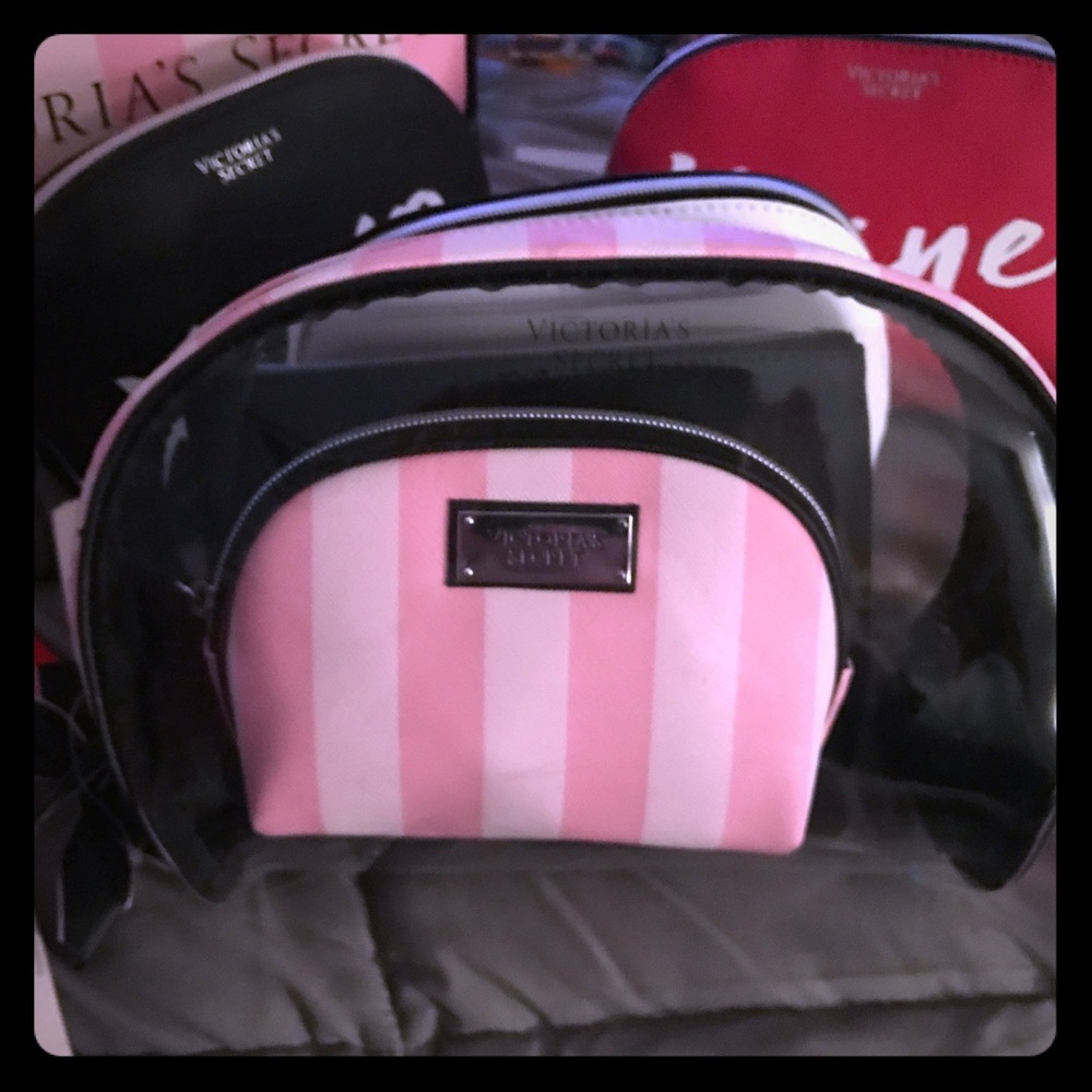 💞NWT Victoria's Secret  3 Cosmetic Bags💞