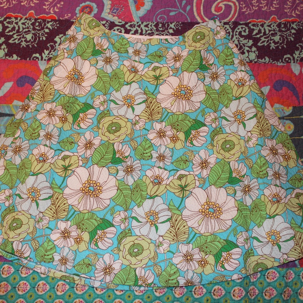 GAP Floral A-line Skirt