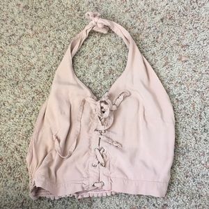 Halter crop top