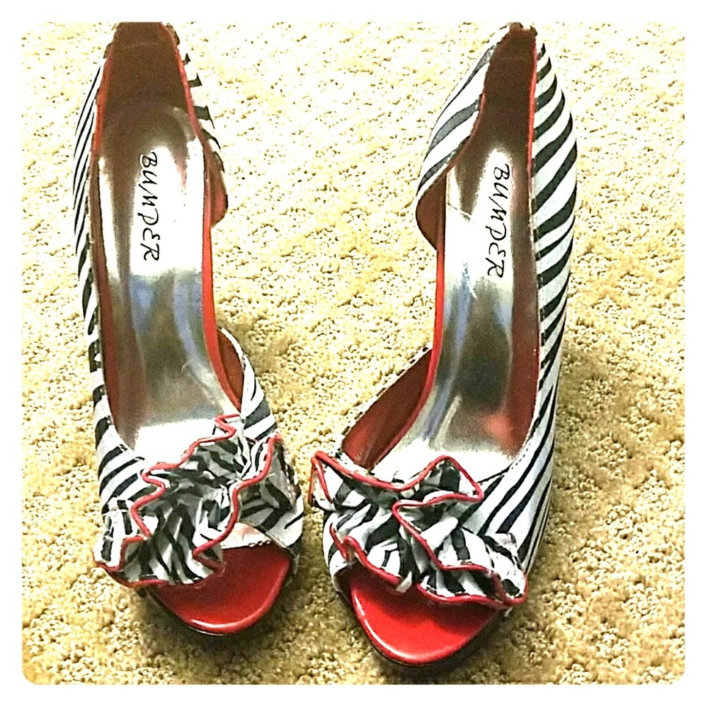 Zebra print heels!