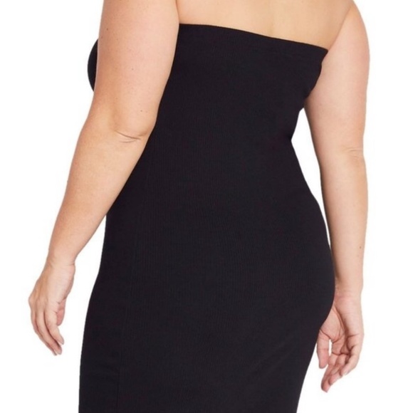 Black strapless Bodycon Dress - Picture 4 of 6