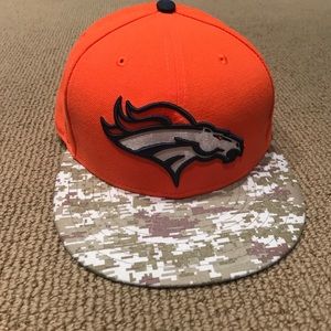 Denver broncos Salute To Service flat hat