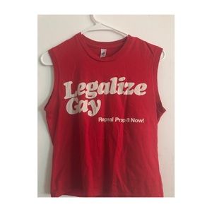 Legalize Gay red tank