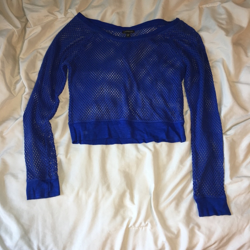 Mesh long sleeve Express top