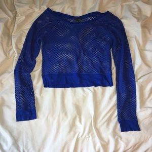 Mesh long sleeve Express top