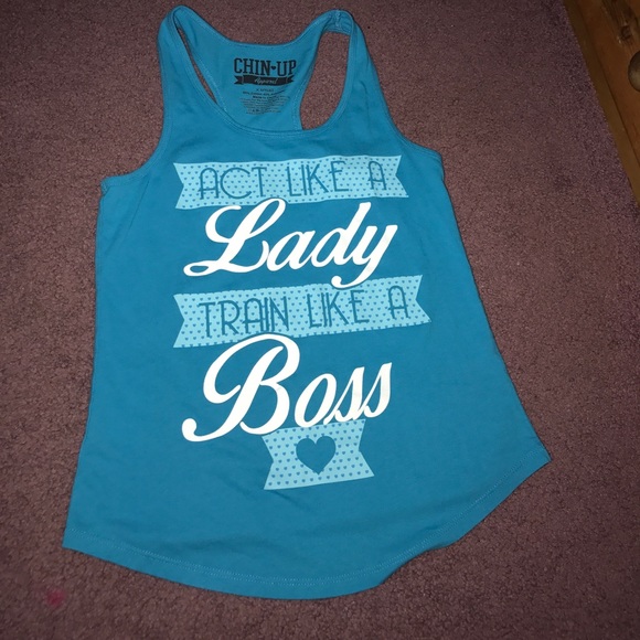 Chin Up Tops - Racerback tank top