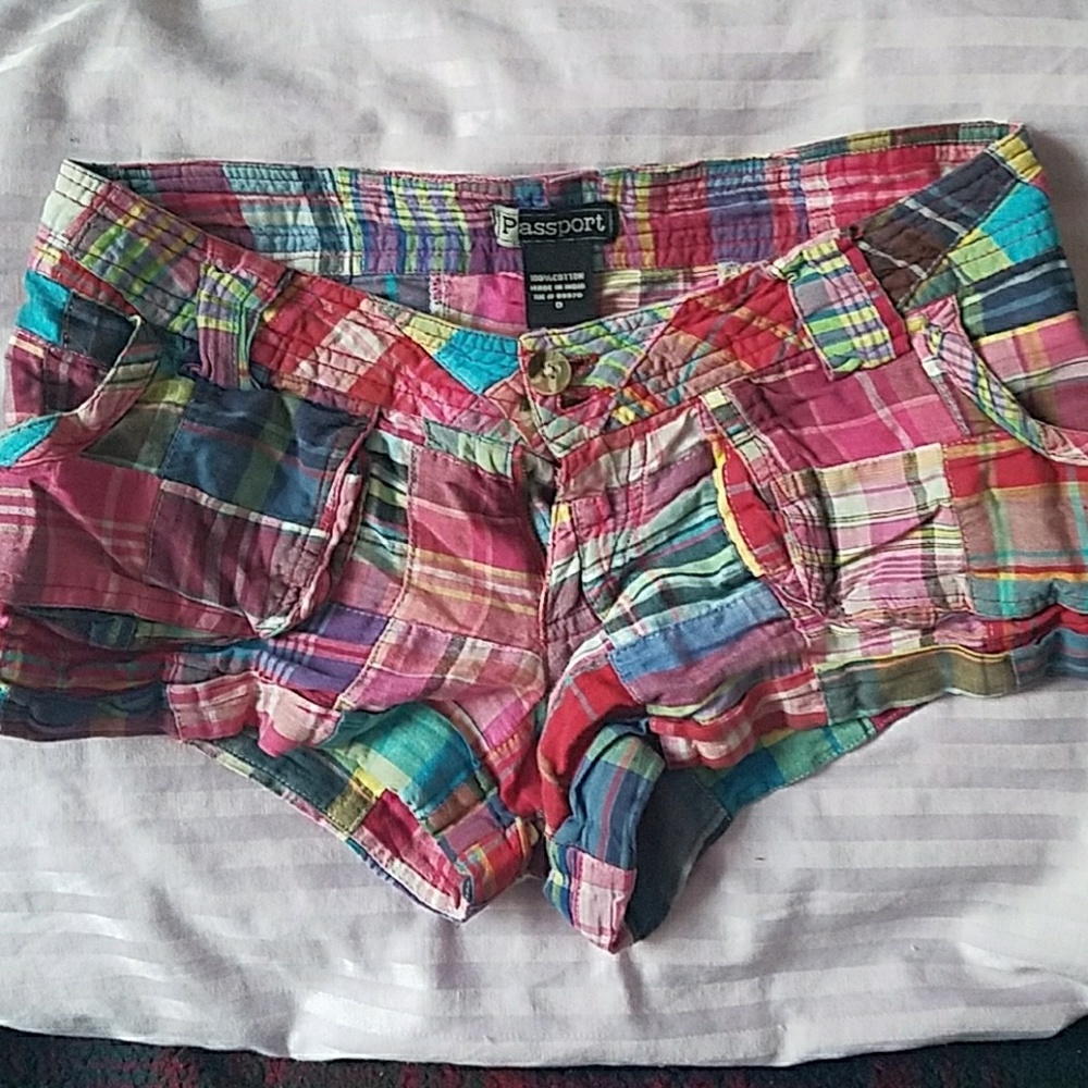 Red shorts