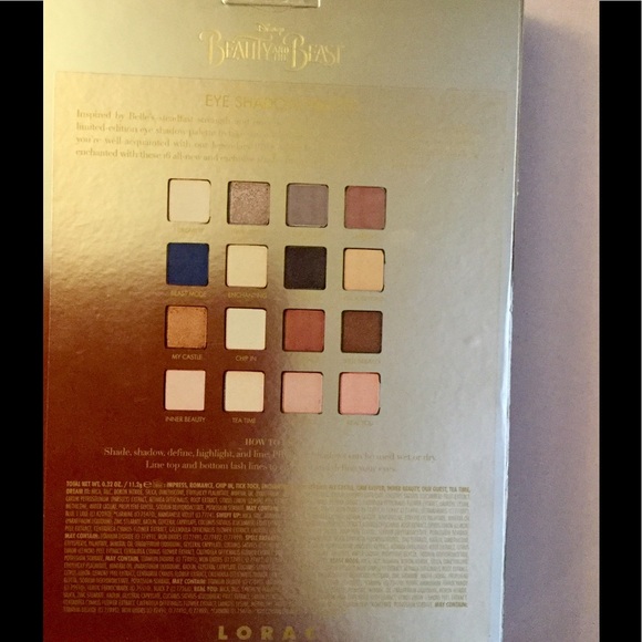 NWT! LORAC LIMITED EDITION BEAUTY & THE BEAST EYESHADOW PALLET - Picture 5 of 12