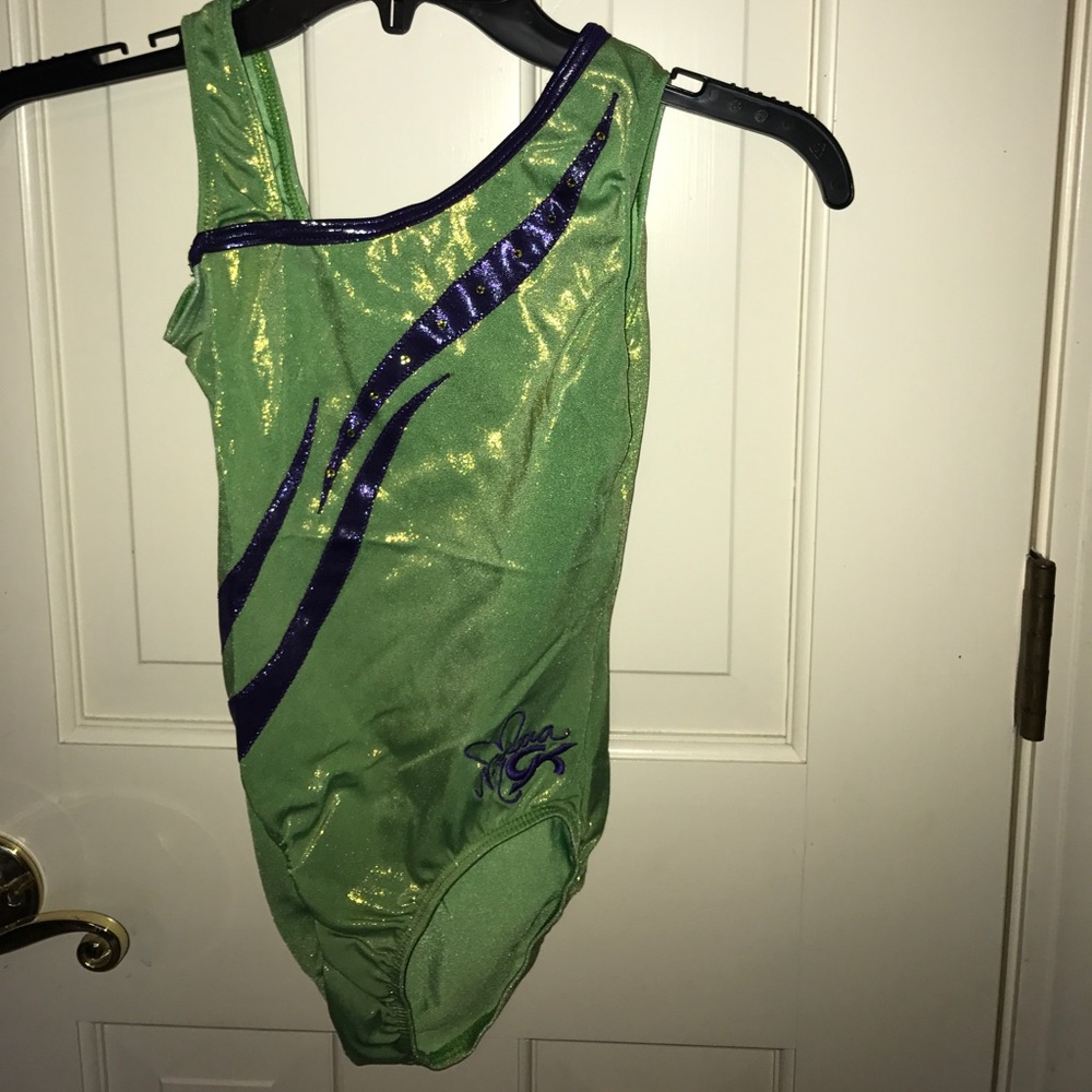 Green and Purple Leotard