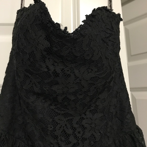 Gifted! Jr Women's Elegant Strapless Lace Gown - Picture 2 of 4