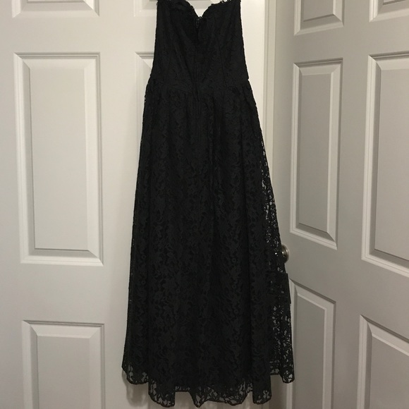 Gifted! Jr Women's Elegant Strapless Lace Gown - Picture 3 of 4