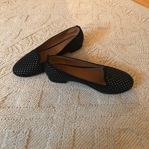 SOLD- Black studded flats