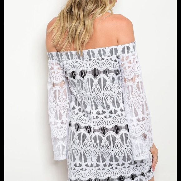 🔺B&W Crochet Dress🔻 - Picture 2 of 2