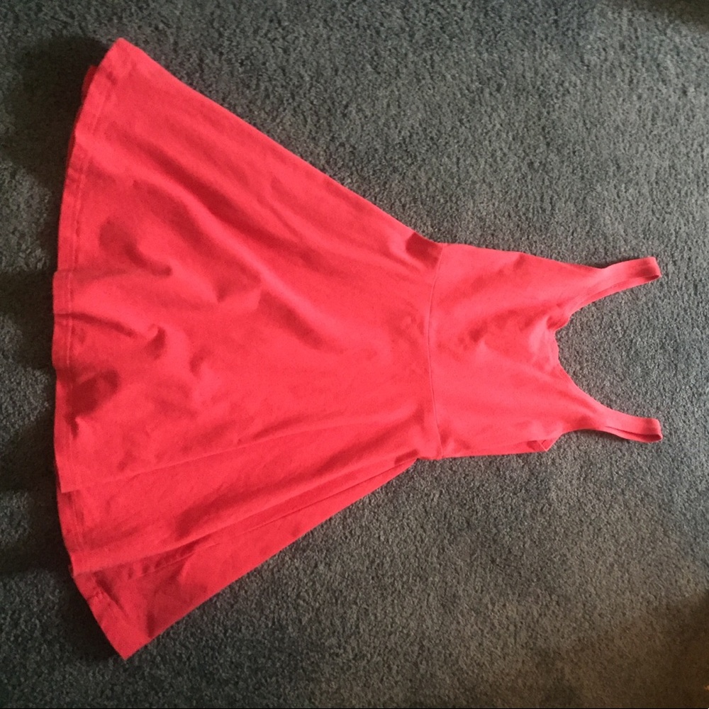 Express Hot Pink Skater Dress