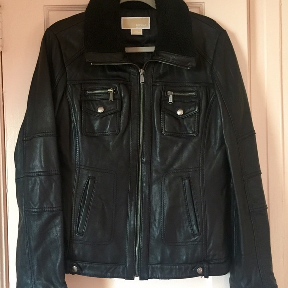 Michael Kors Jackets & Blazers - Micheal Kors Leather Jacket Size L