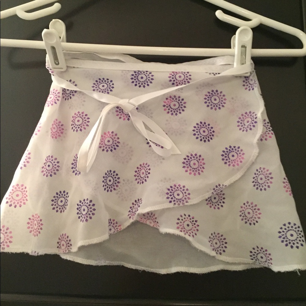 Handmade White (w/ design) Ballet Skirt