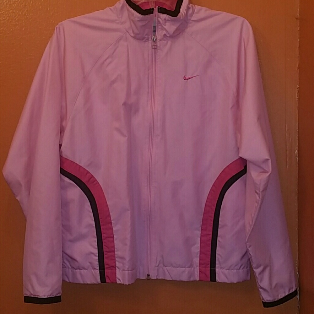Nike pink light running jacket