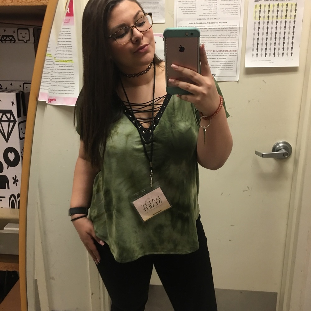 2x tie dye tee