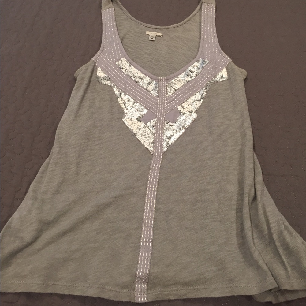 Urban outfitters grey sequenced tank top!