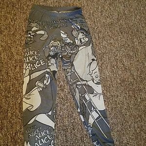 Alice in Wonderland Leggings