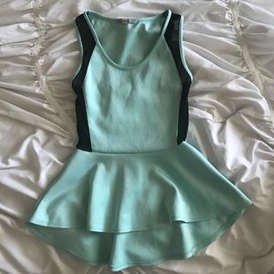 Charlotte Russe peplum top