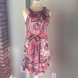 Kalidescope Print Dress