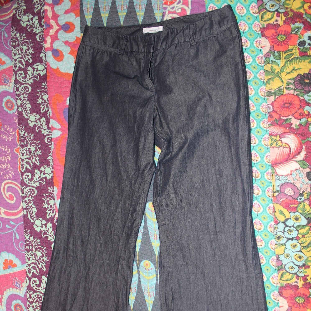 New York and Company Trouser Jeans Dark Wash