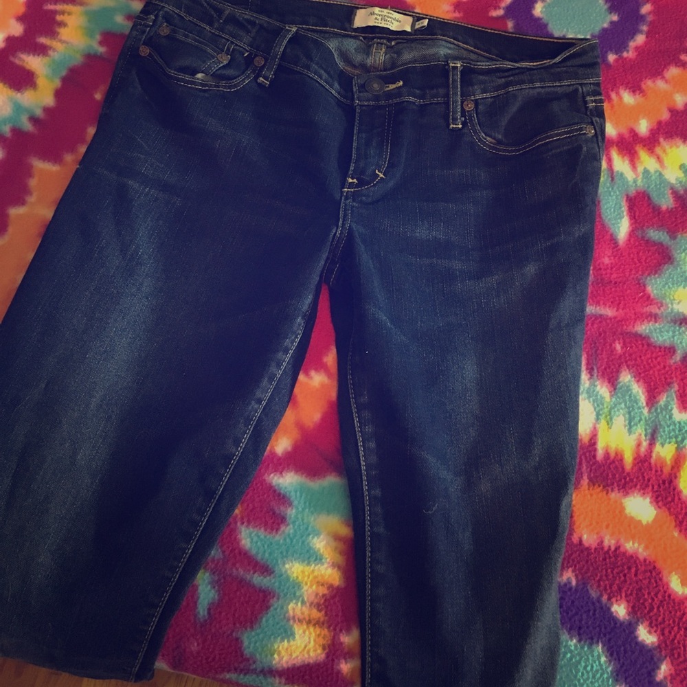 Size 4 Abercrombie & Fitch Dark Wash Jeans