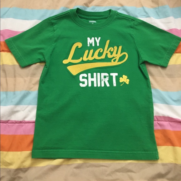 Gymboree St Patrick's "Lucky" shirt size 4T - Picture 1 of 4
