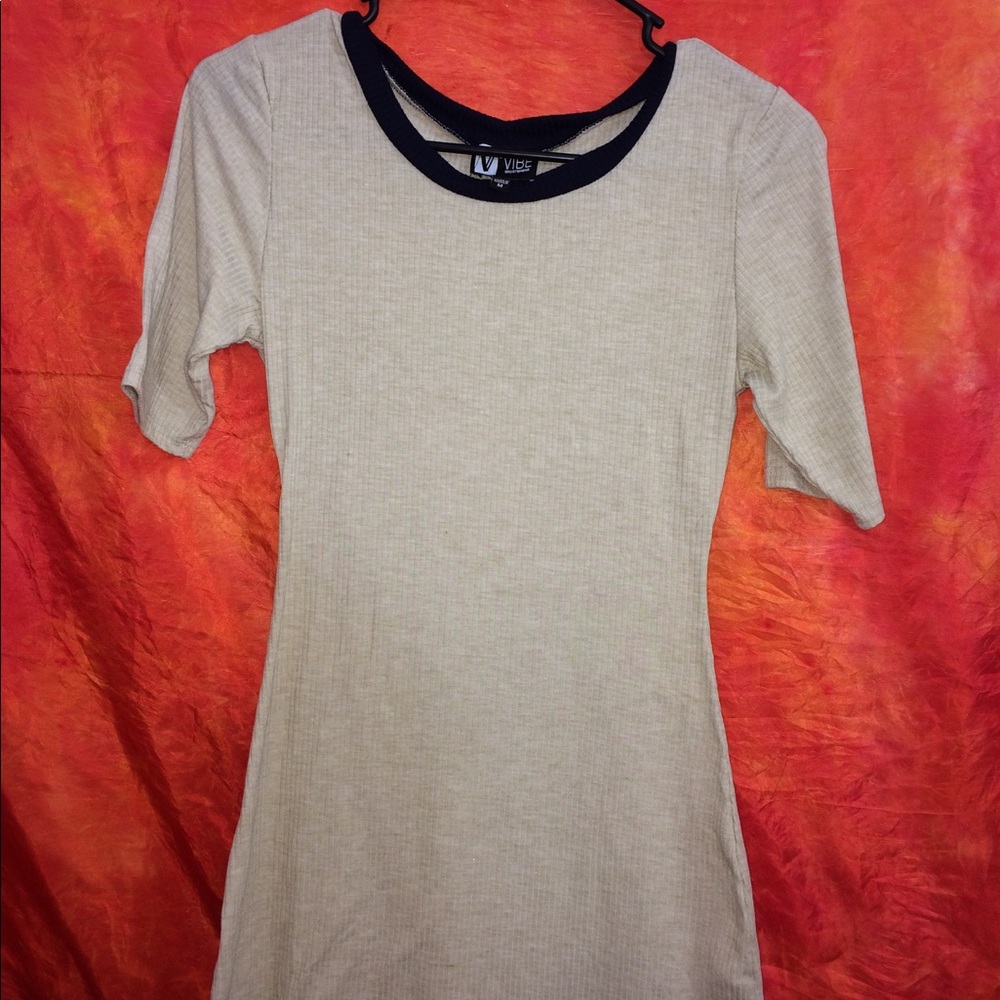 vibe sportswear bodycon dress