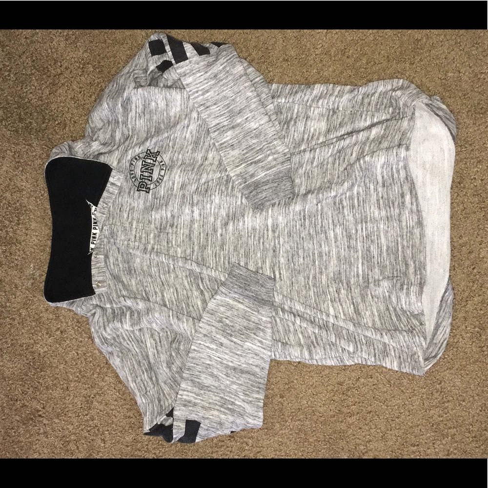 Victoria Secret PINK grey pullover