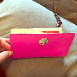 Kate Spade hot pink wallet