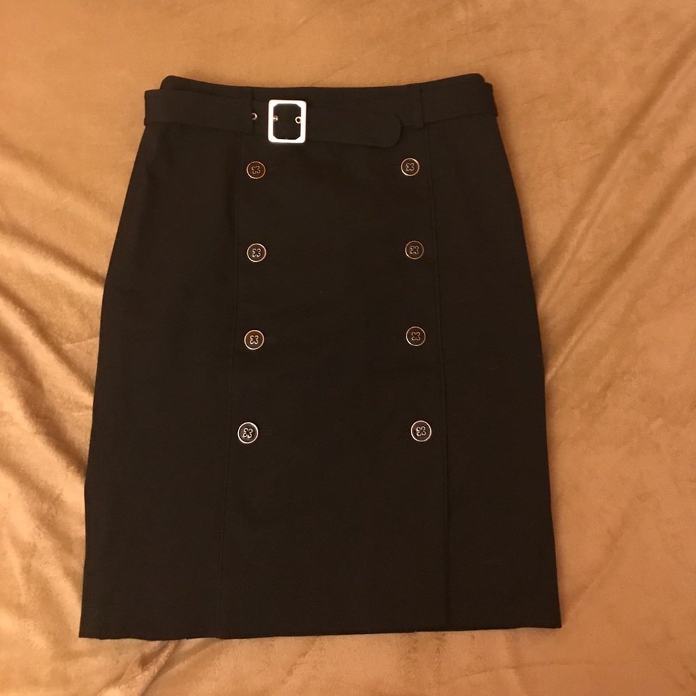 Black skirt with buttons size 6